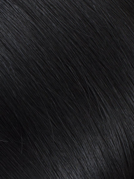 BELLAMI Professional Keratin Tip 24" 25g  Jet Black #1 Natural Straight Hair Extensions