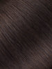 BELLAMI Professional Volume Weft 24" 175g  Mochachino Brown #1C Natural Straight Hair Extensions