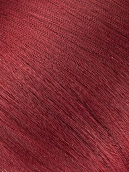 BELLAMI Professional Hand-Tied Weft 24" 88g Ruby Red #99J Natural Hair Extensions