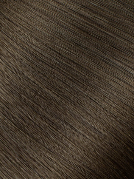 BELLAMI Professional Volume Weft 22" 160g  Walnut Brown #3 Natural Straight Hair Extensions